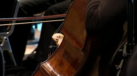 Cello close up Stock Footage 10595002