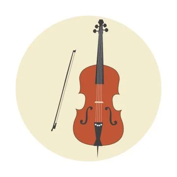 Cello Stock Illustration