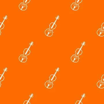 Cello pattern seamless Stock Illustration