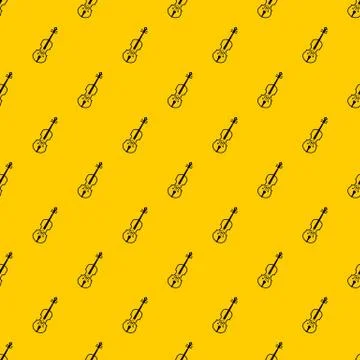Cello pattern vector Stock Illustration