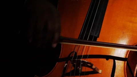 Cello Player Bow Video stock 111911106