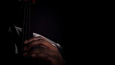 Cello Player Fingers Video stock 111917933