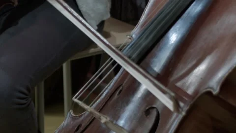 Cello Player Stock Footage 164534158