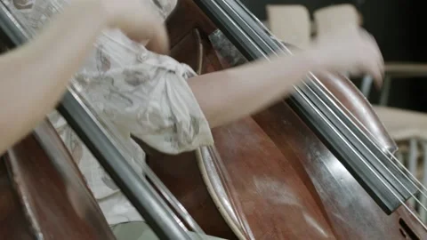 Cello player Stock Footage 164534885