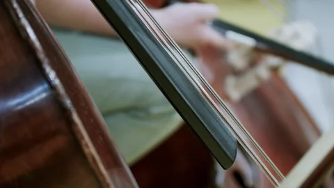Cello Player Stock Footage 164534935