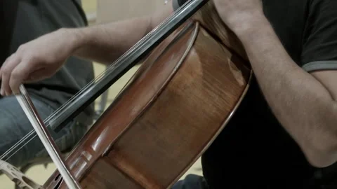 Cello Player Stock Footage 164543407