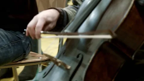 Cello Player Stock Footage 164543509