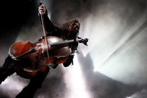 Cello player Stock Photos
