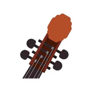 Cello string instrument music icon. Vector graphic Stock Illustration