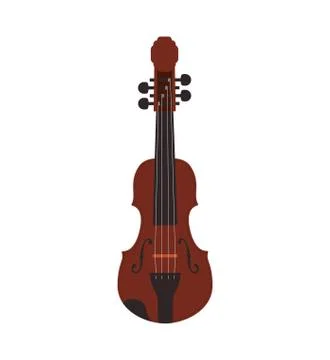 Cello string instrument music icon. Vector graphic Stock Illustration