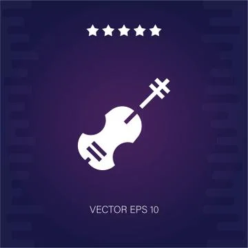 Cello vector icon Stock Illustration