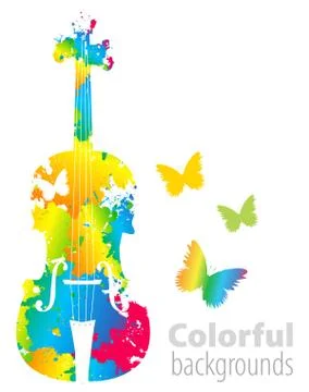 Cello, violoncello Stock Illustration