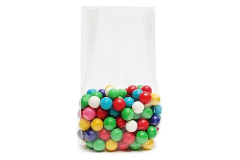 Cellophane bag for candy Stock Photos