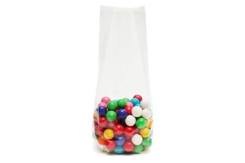 Cellophane bag for candy Stock Photos