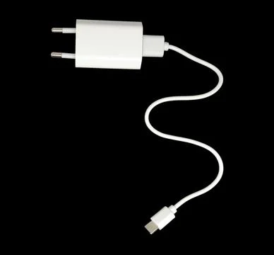 Cellphone charging cable Stock Photos