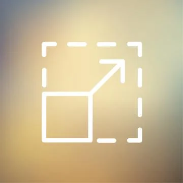 Cellphone code thin line icon イラスト素材