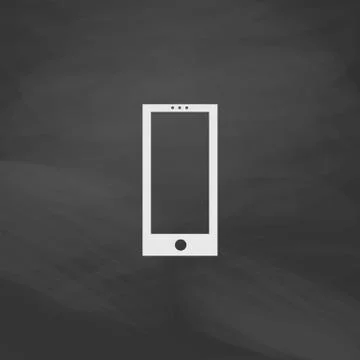 Cellphone computer symbol Illustrazione stock