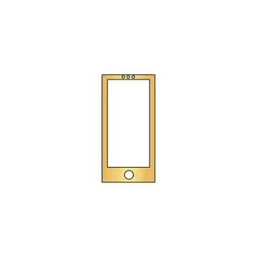 Cellphone computer symbol Stock Illustration