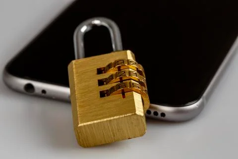 Cellphone data security - Stock Photos