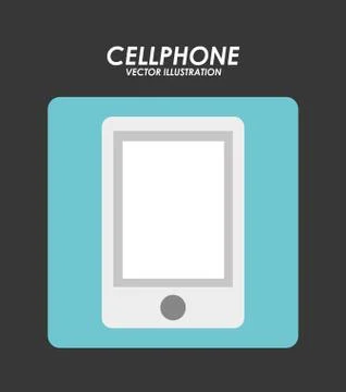 Cellphone design, vector illustration eps10 graphic Stock Illustration