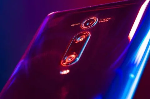  Cellphone Digital Camera. Smartphone Camera Lens Closeup. Smartphone Came... Stock Photos