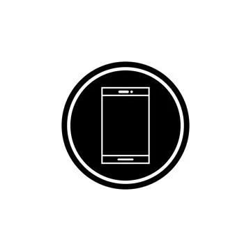Cellphone icon vector Stock Illustration