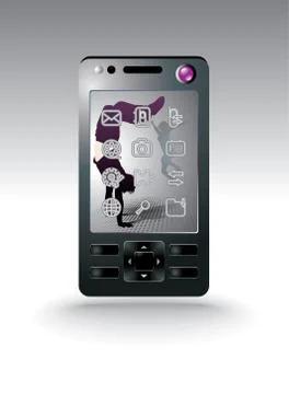 Cellphone Stock Illustration