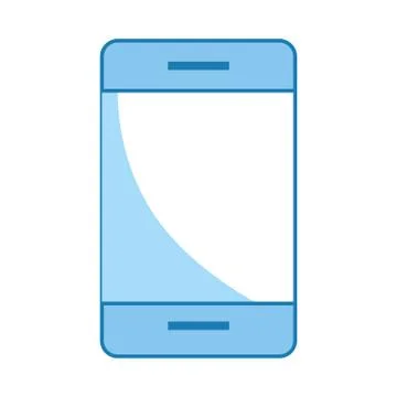 Cellphone isolated icon Illustrazione stock