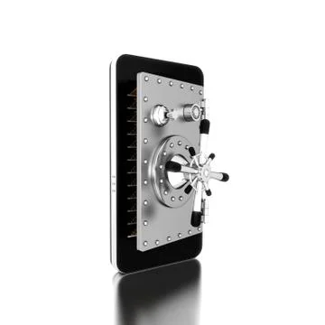 Cellphone security concept Stockillustratie