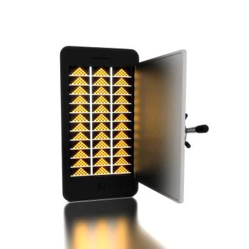 Cellphone security concept Illustrazione stock