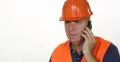 Cellphone Technical Discussion Engineer Consulting Work Buildings Construction 4k or 4k+ Resolution