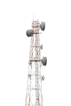 Cellphone telecommunication tower 库存照片