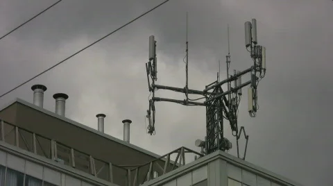 Cellphone tower. Stock Footage