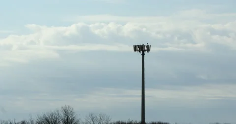 Cellphone Tower Stock Footage 143230887