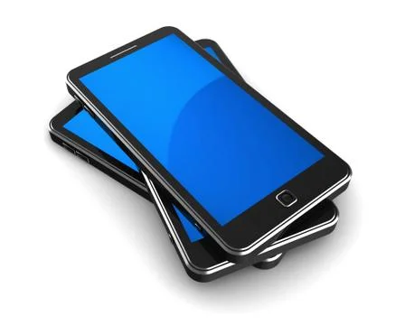 Cellphones Stock Illustration