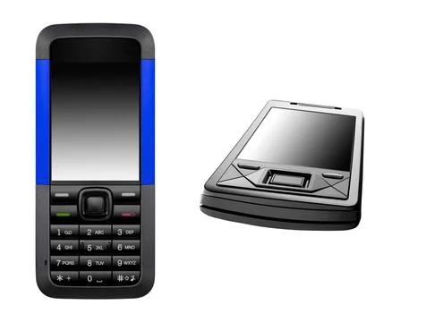 Cellphones Stock Illustration