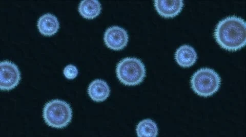 Cells - Blue Glowing Stock-Footage 11425274