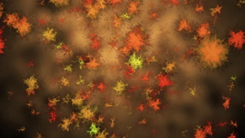 Cells destroy the virus animation Stock Footage 246708095