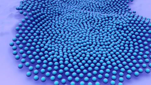 Cells Divide and Multiply Illustrazione stock