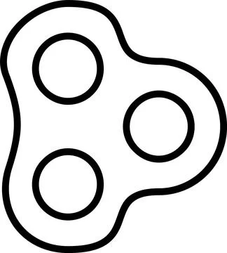 Cells Line Icon Design Stock Illustration