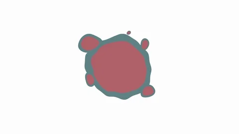 Cells loop red blue Video stock 129204994