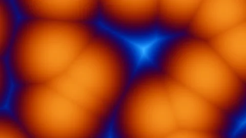 Cells Organic Blobs Merging Morphing Moving Cellular 스톡 동영상 153954059