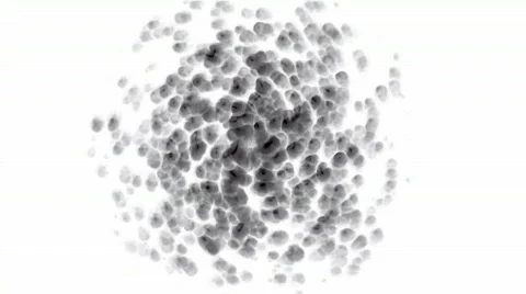 Cells virus spawn egg,mixing blending alveolus background. Video stock 791434