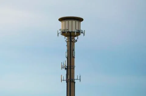 Cellular - communication tower Stock Photos