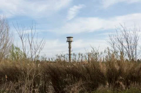Cellular - communication tower Stock Photos