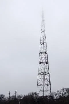 A cellular communications tower Stock Photos
