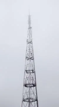 A cellular communications tower Stock Photos
