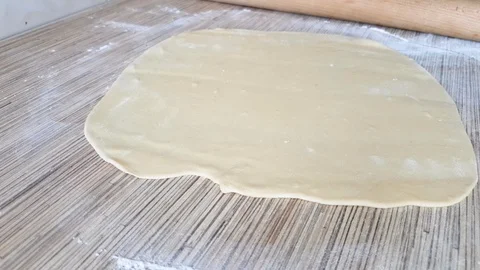 Cellular form for making dumplings Stock Footage 126325889