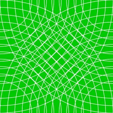 Cellular grid, mesh pattern with circles from center (Repeatable) Stock Illustration