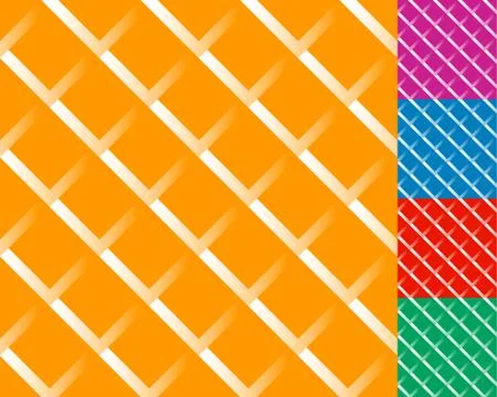 Cellular grid, mesh pattern with shade. Interlaced overlapping lines. 스톡 일러스트